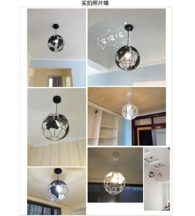Для кухонного островка ресторана столовой декоративная лампа шарообразный шар