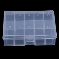 10 compartments fishing tackle box fish lures hooks baits plastic storage holder square case pesca fishing accessories