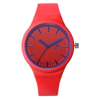 womens fashion sports silicone quartz watch simple scale jelly color full silicone female student trendy womens watch