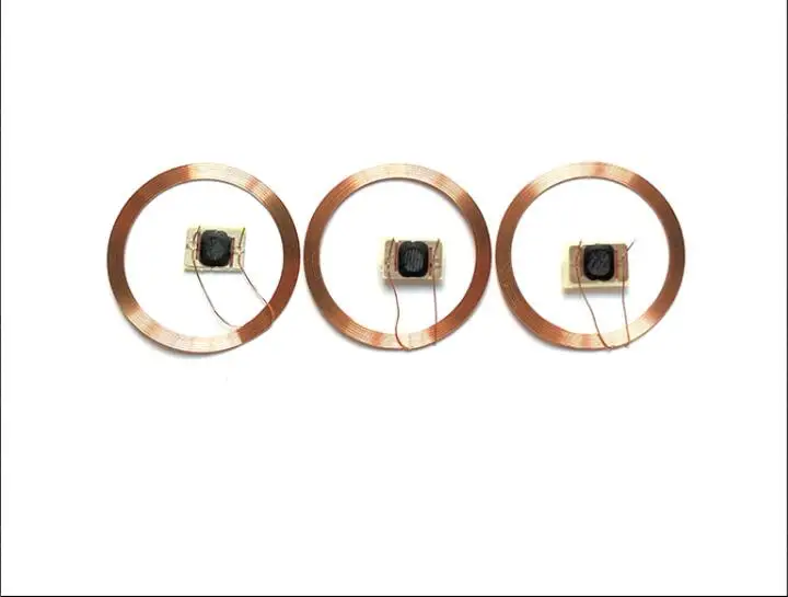 

50pcs Diameter 21.7mm 13.56MHZ uid card coil self-adhesive coil RFID antenna buckle card