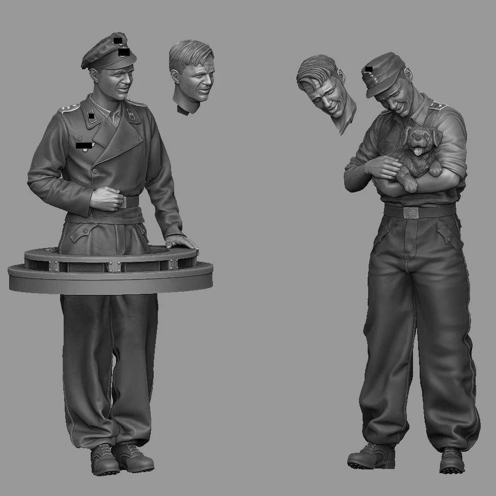 

1/35 Resin Model Figure GK, Military theme ，Unassembled and unpainted kit