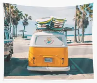 Surf Wall Tapestry Cover Beach Towel Throw Blanket Picnic Yoga Mat Home Decoration