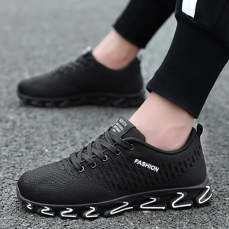 Мужские кроссовки для бега дышащие на шнуровке высокого качества новинка 2019 |