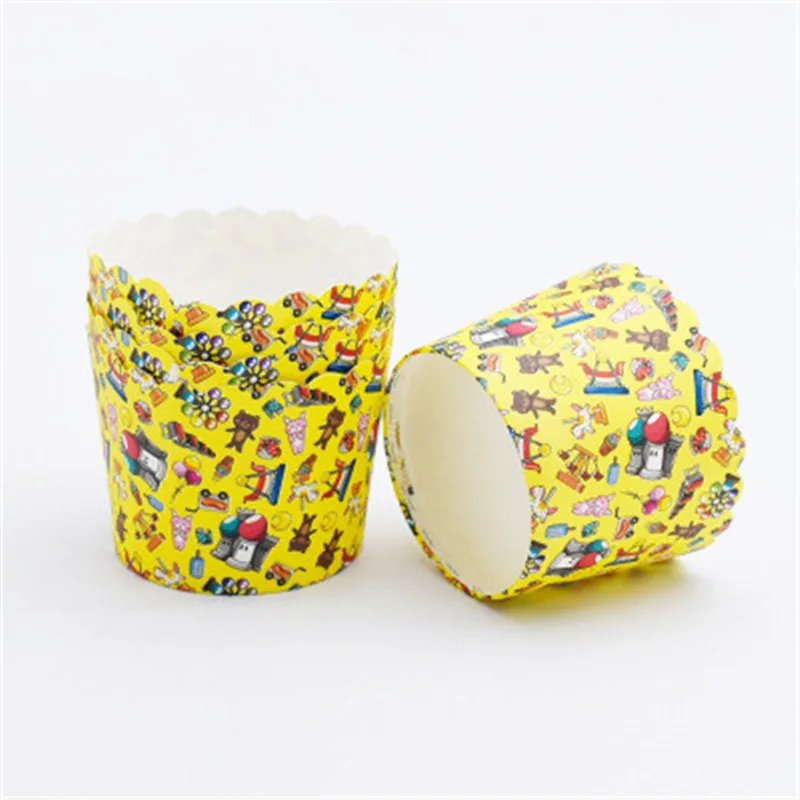 Cute Donuts Muffin Cupcake Paper Case Baking Liner Cup Wedding Caissettes Dessert Wrapper Cake Tool | Дом и сад