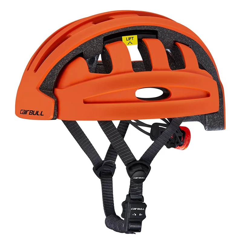 

City casual road bike folding portable cycling helmet hard hat men and women with lights bicycle helmets for men bike helmet