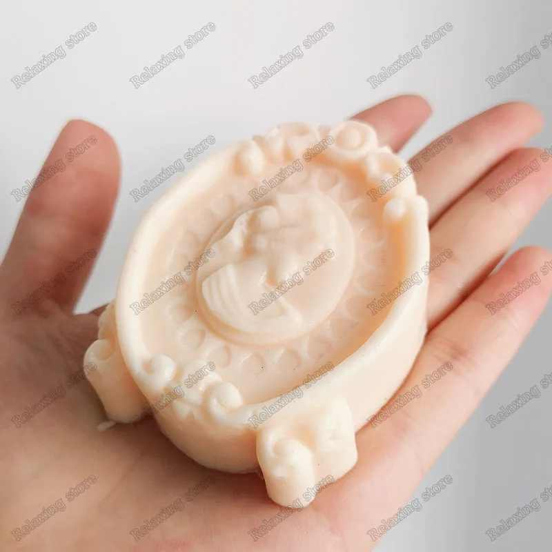 Симпатичные формы для мыла девочек Женская фигурка человека силиконовая форма