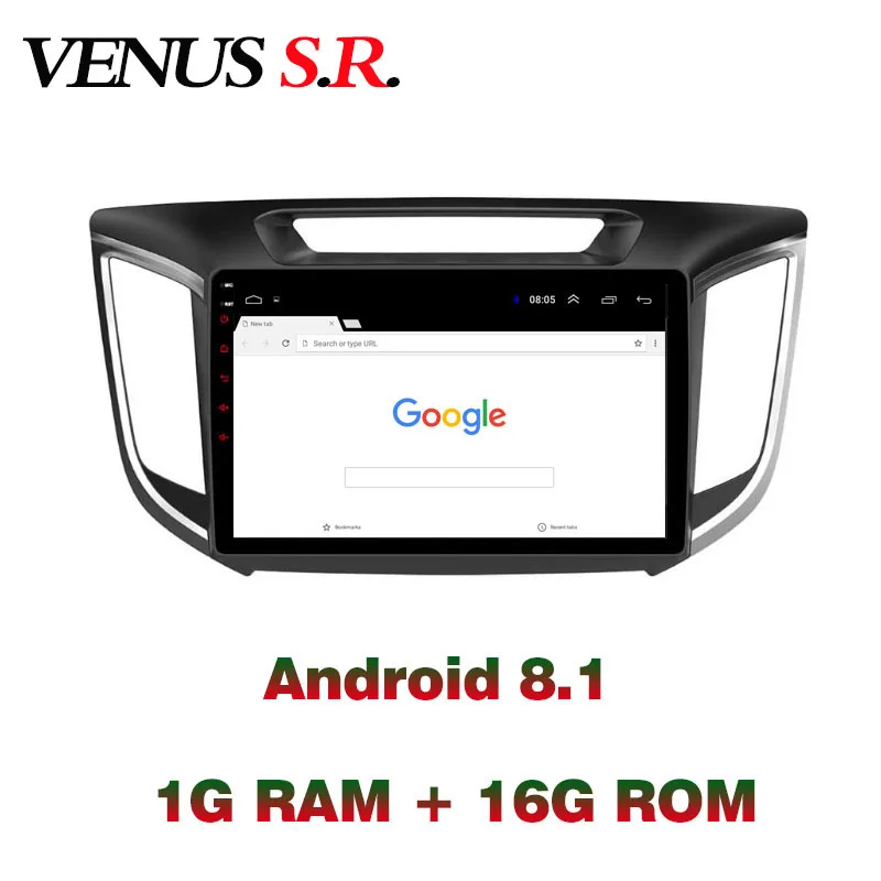 Автомобильный dvd плеер VenusSR Android 8 1 2.5D для Hyundai Creta IX25 Радио 2014 2017 2018 мультимедийное