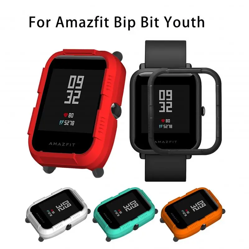 

For Amazfit Bip Case Protector For Amazfit Bit Youth Smart Watch Accessories Bumper Screen Protection Protective Shell Case