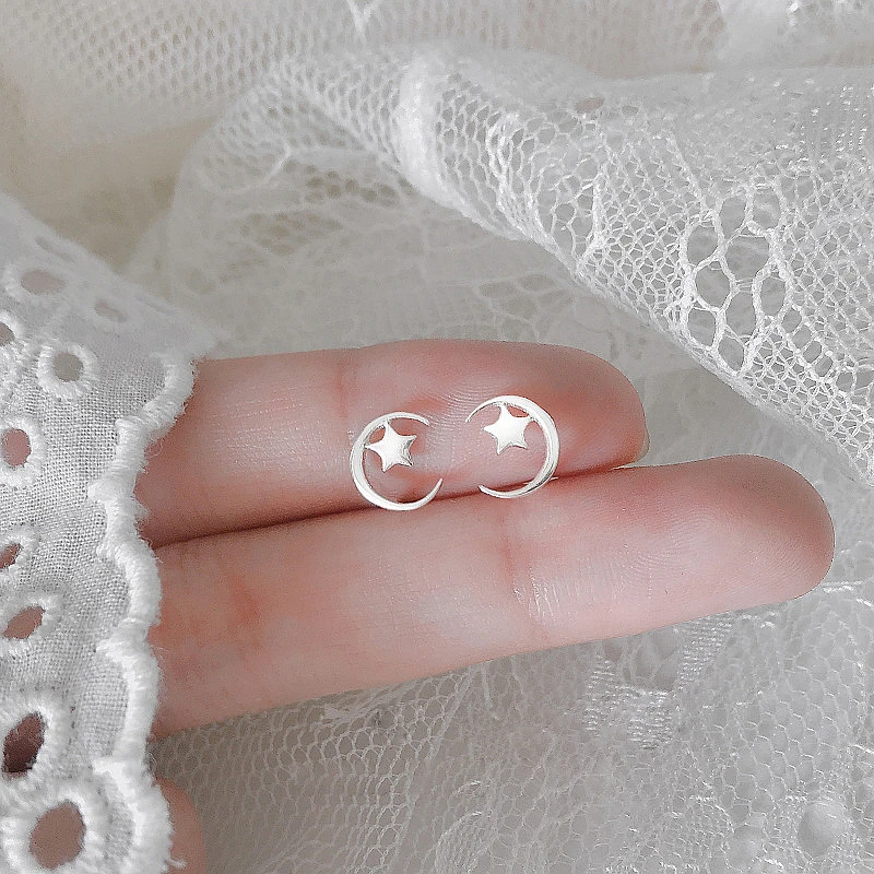 LISM серебряный цвет 2020 женские ювелирные изделия модные милые маленькие звезды