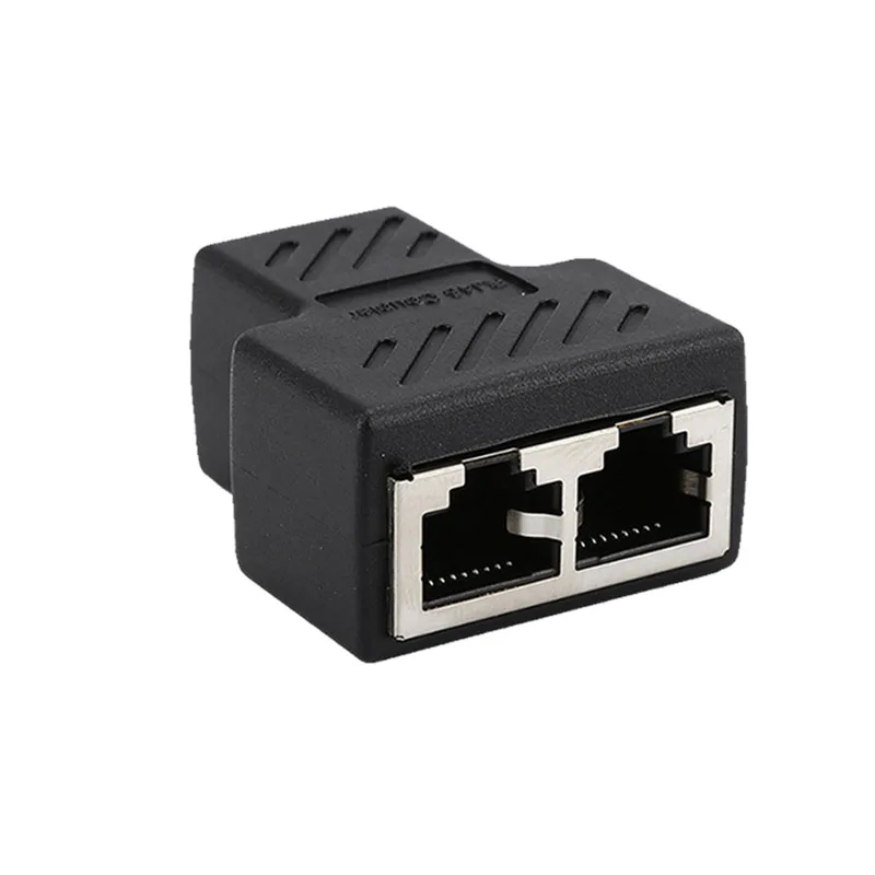 Сетевой адаптер RJ45 LAN Ethernet 1-2 канала разветвитель разъем муфта для компьютера ITV