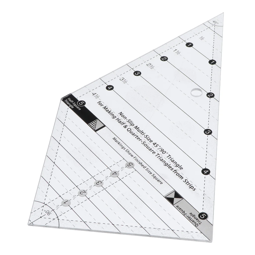 Многофункциональная прозрачная акриловая трафаретная линейка Дрезден для