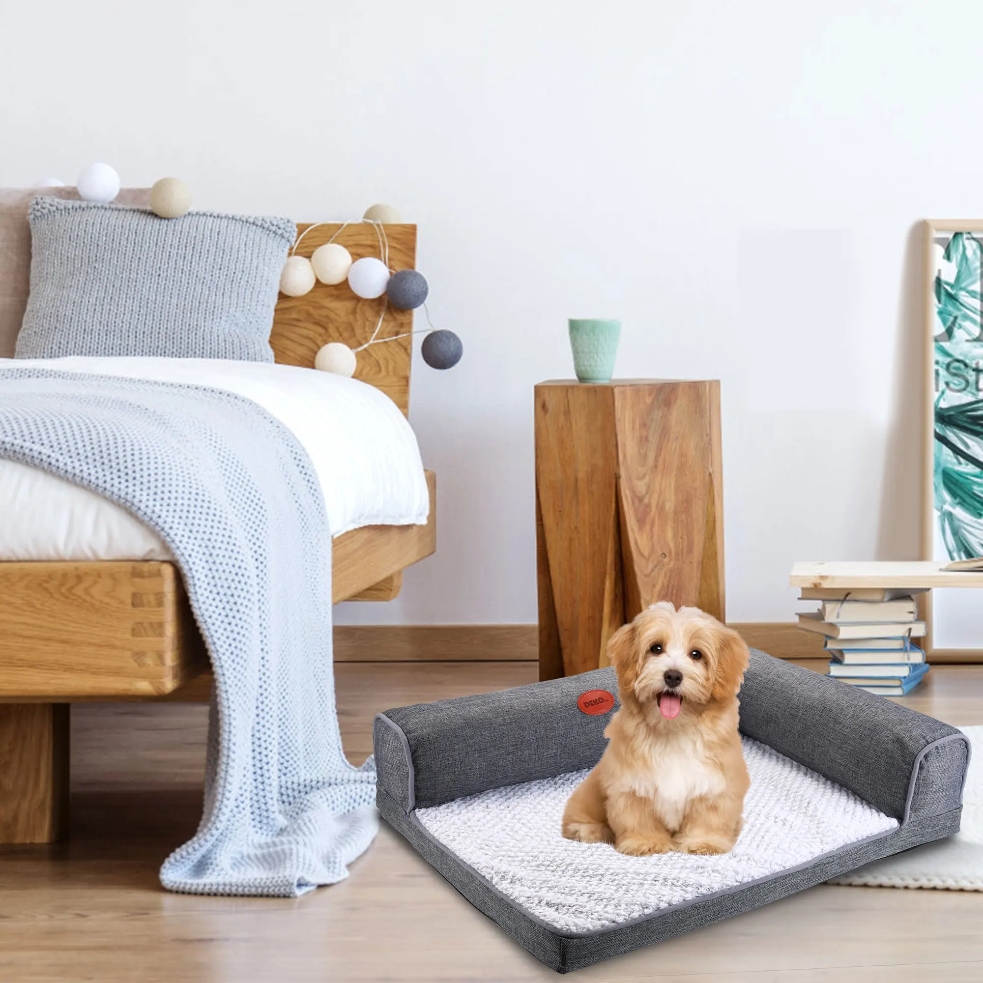 

DEKO Dog Sofa Bed Soft Waterproof Warm Cushion Cat House Bed Puppy Sleeping Hondenmand Cushion Mat Pet Supplies