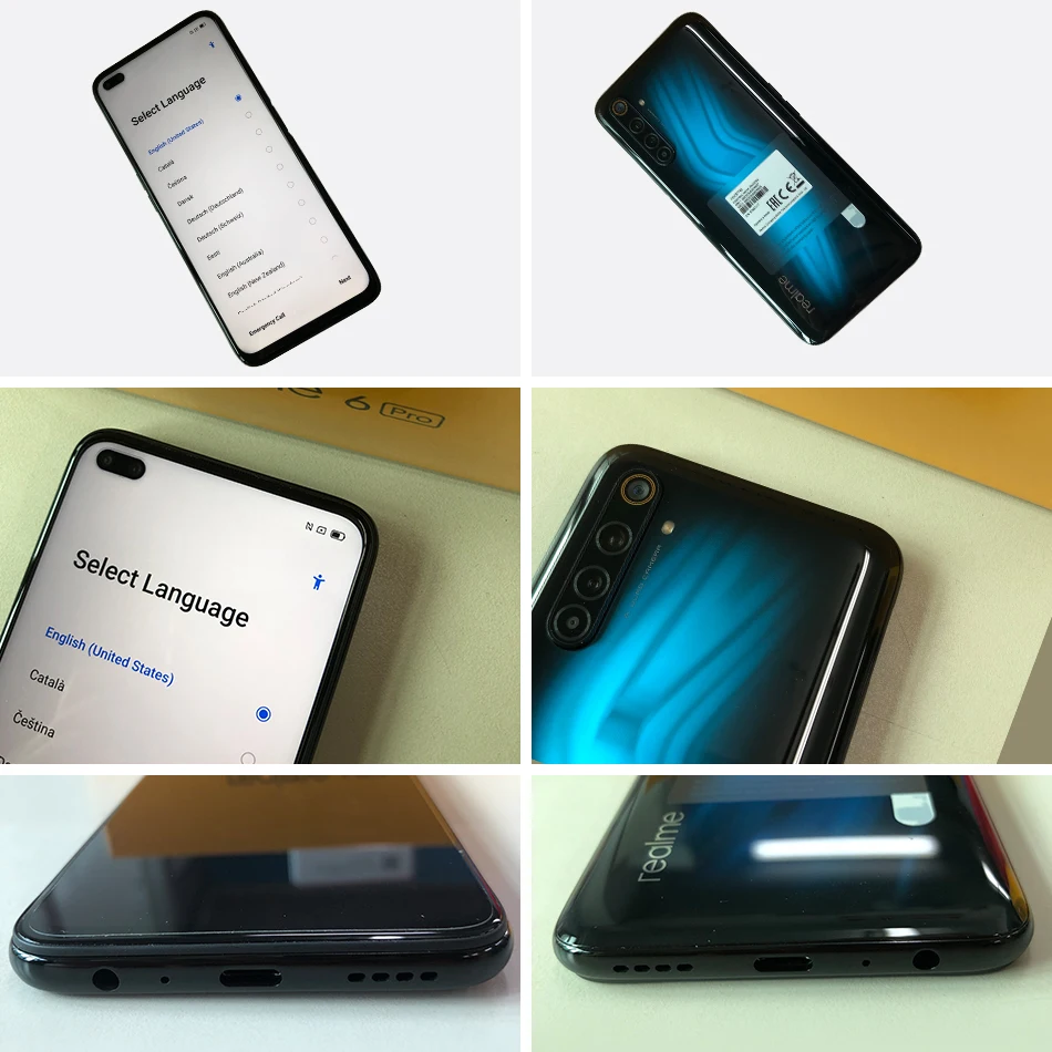 Глобальная версия realme 6 Pro 8 ГБ 128 дюйма 90 Гц экран Snapdragon 720G Восьмиядерный 64 мп AI Quad