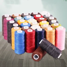 50M Craft Waxed Thread 150D Flat Waxed Sewing Line Hand Stitching Thread Thickness Shoes Leather DIY High-Quality