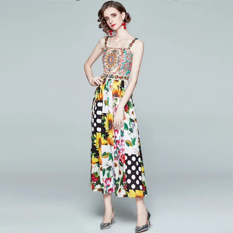 

2021 Mini Dress Short-Sleeve Boho Party Womens Casual O-Neck Loose Summer