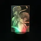 Двухцветная лампа с дистанционным управлением Bungo Stray Dogs дазай Осаму японское аниме Манга Двухцветная светодиодная лампа двухцветная 3D лампа в подарок