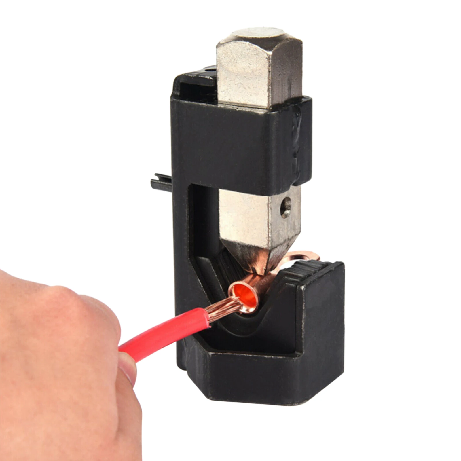 

Универсальный обжимной молоток для обжима сварочного кабеля Аккумуляторный молоток для кабеля обжимной инструмент для клемм проводов сва...