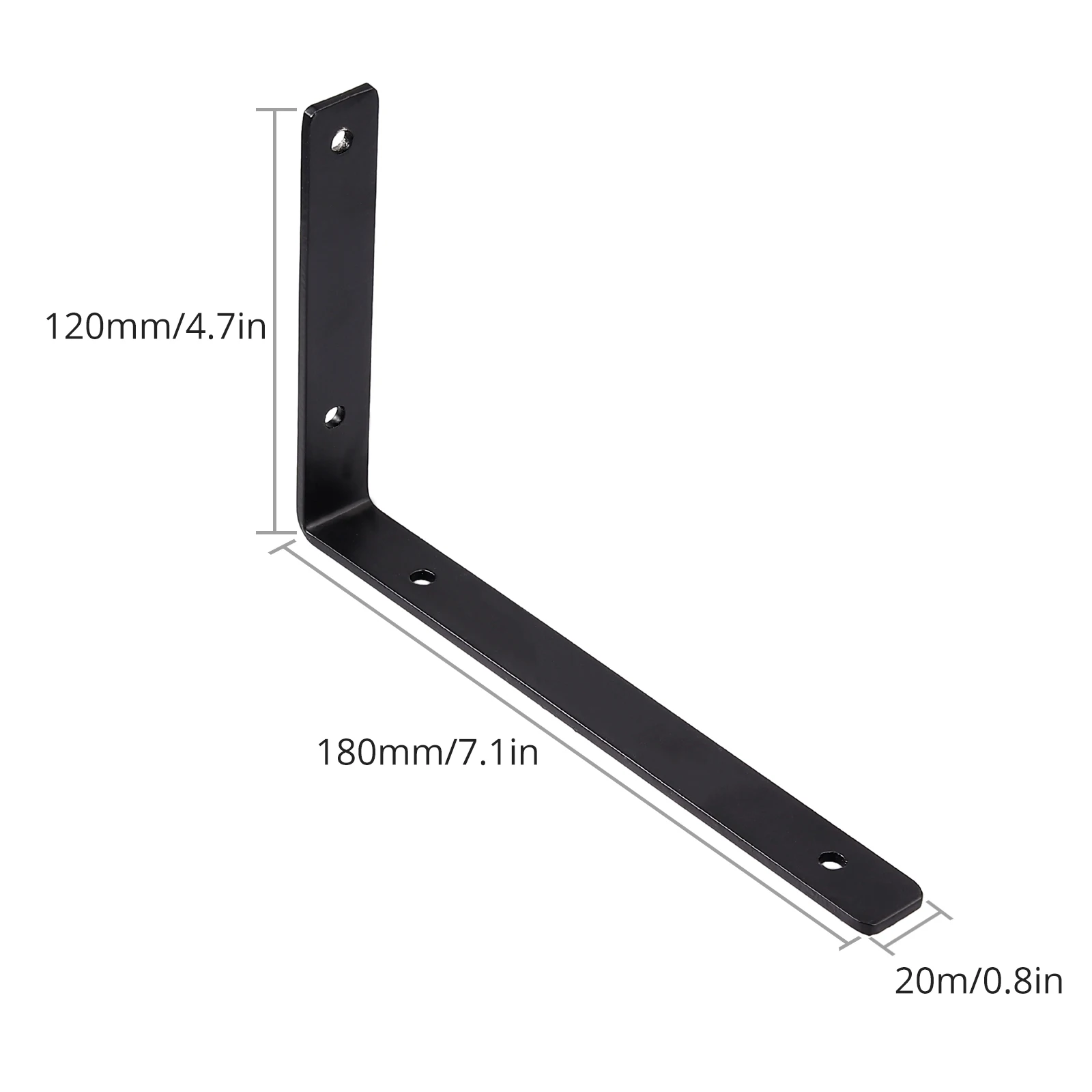 Металлический L-образный кронштейн TANiCE 2 шт. 180 мм тяжелая полка стойка лесов для