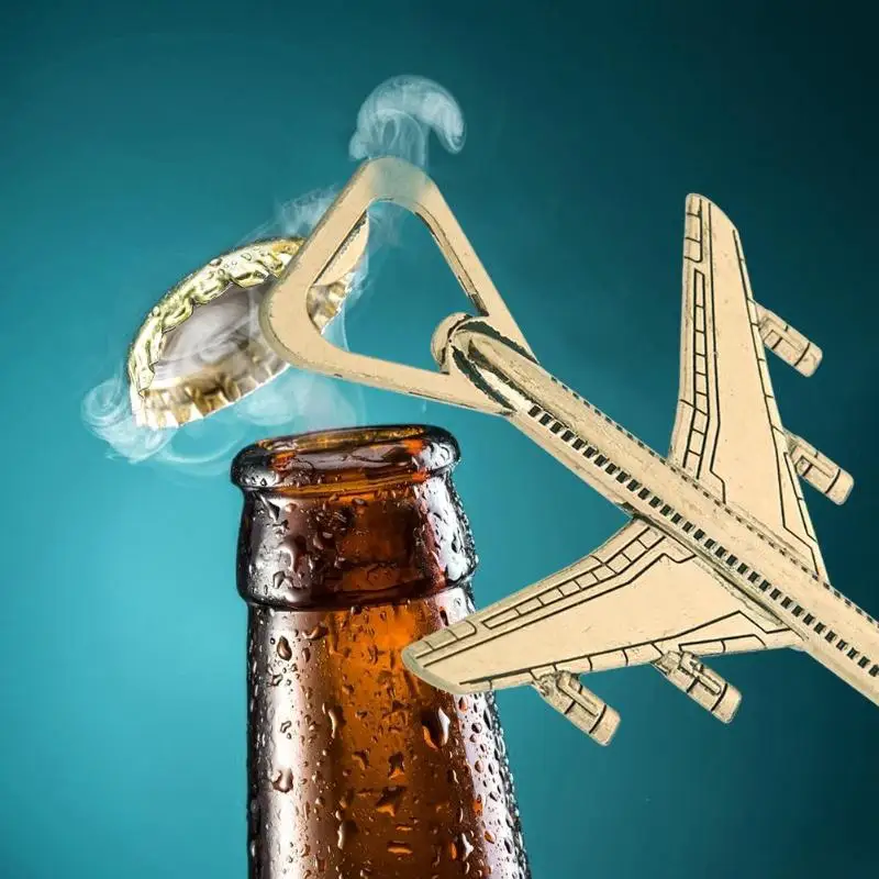Самолет Путешествия Открывалка Для Бутылок Пива Новый отличный прочный