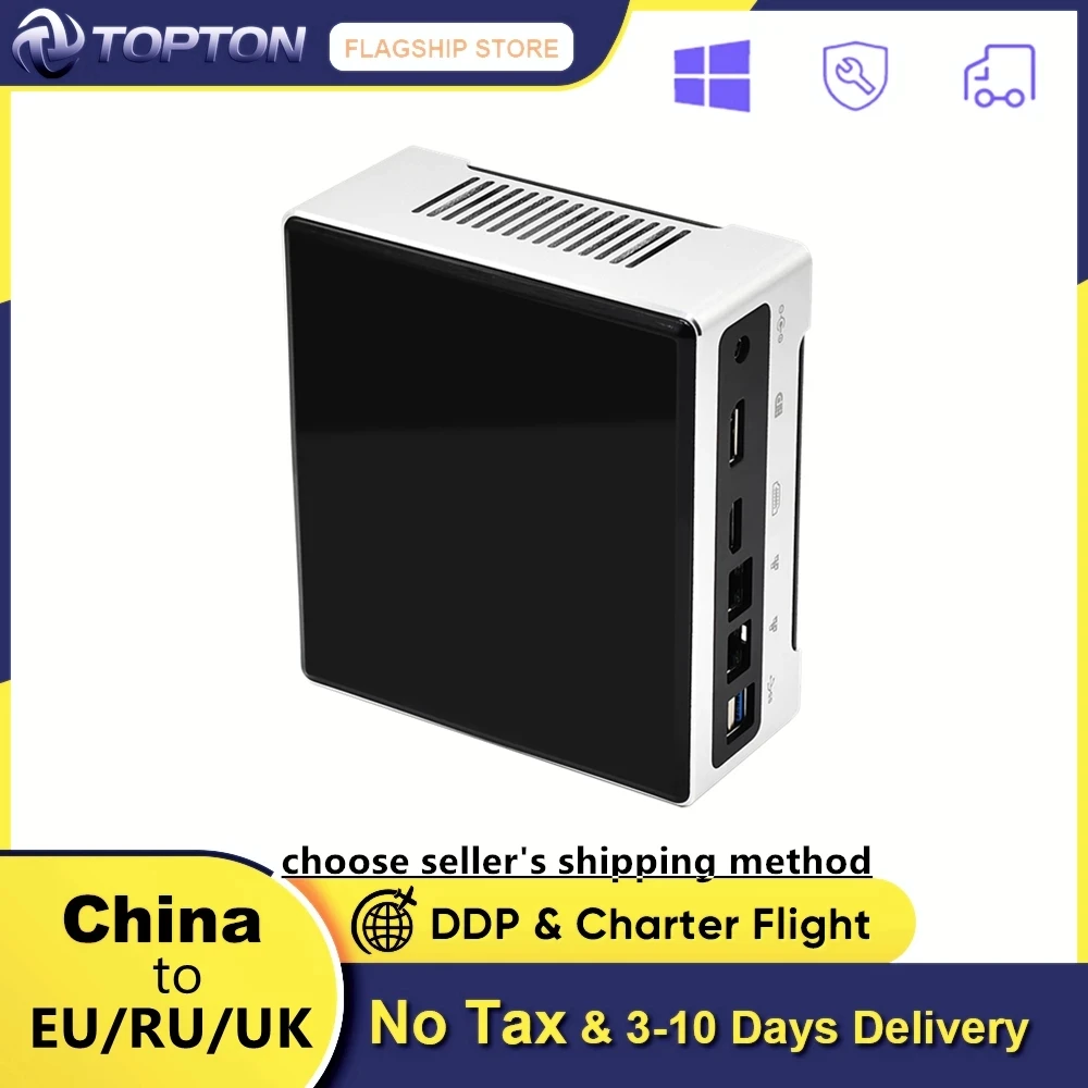 Мини-ПК Windows 10 Pro игровой компьютер 11 поколения Intel i7 1165G7 i9 10880H Nuc 2 * DDR4 M.2 SSD LAN 4K