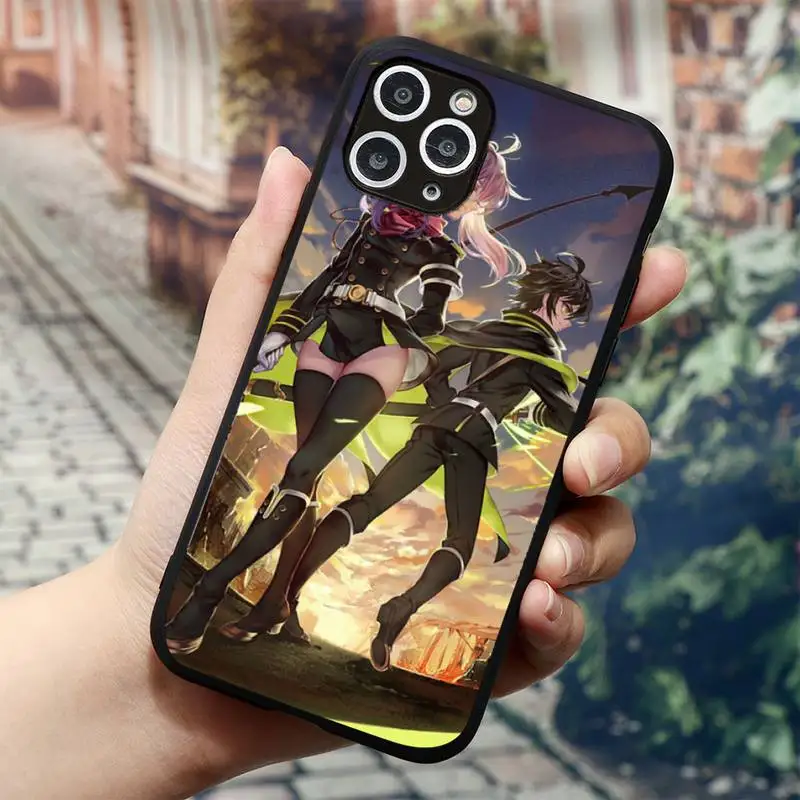 

Seraph of the end Phone Case for iPhone 11 12 mini pro XS MAX 8 7 6 6S Plus X 5S SE 2020 XR