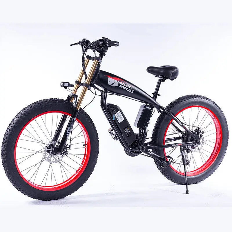 Bestellen Elektrische Bike 1000W 4,0 Fett Reifen Elektrische Fahrrad Beach Cruiser Bike Booster Fahrrad 48v 15AH Lithium-batterie Ebike Off-road Downhi
