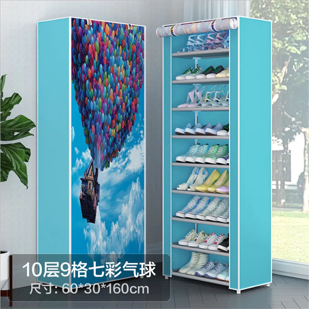 

New Household Shoe Rack Shoe Cabinet Multi-Layer Storage Cabinet Dust-Proof Combination Shoe Rack Shoemaker