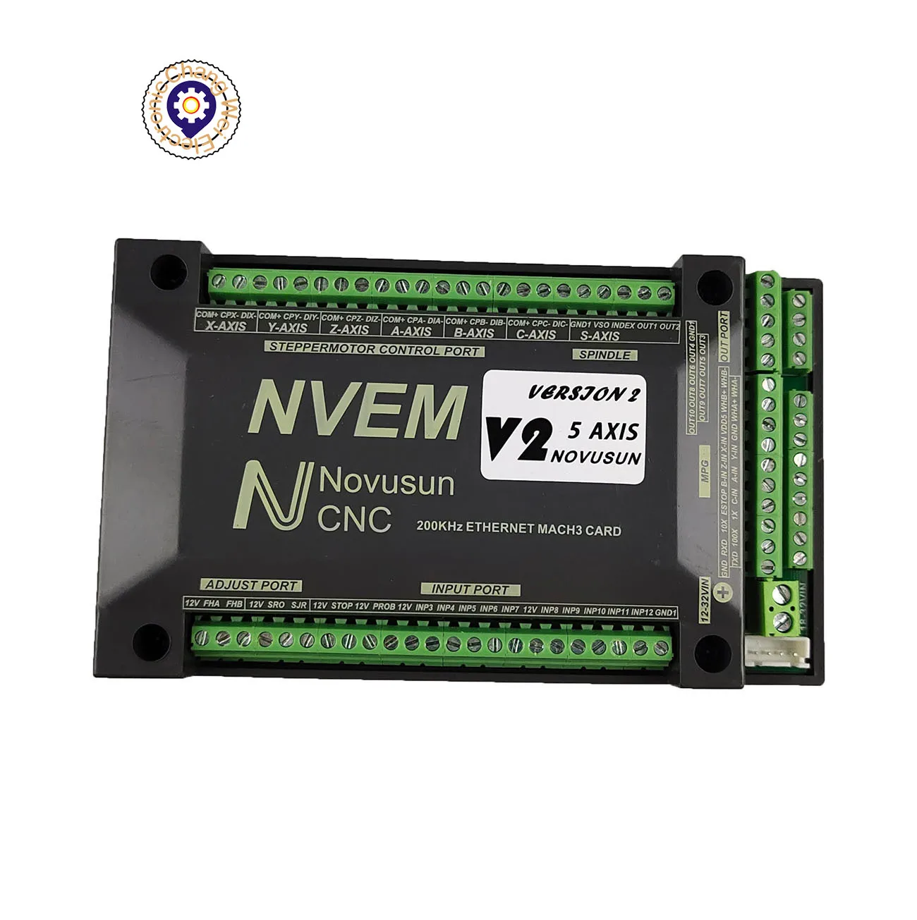 ЧПУ-контроллер NVEM 3/4/5/6 axis mach3 карта управления интерфейс Ethernet 4/6 осевой подвесной