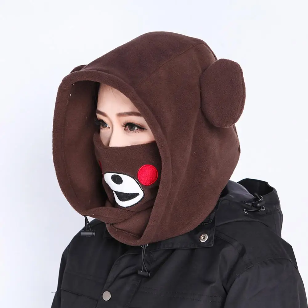 Маска на все лицо для лыжного спорта и велоспорта взрослых детей Зимняя