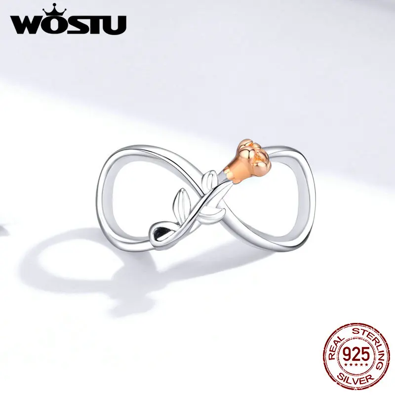 Бусина-Шарм бесконечные символы из серебра 925 пробы для браслета | Украшения и