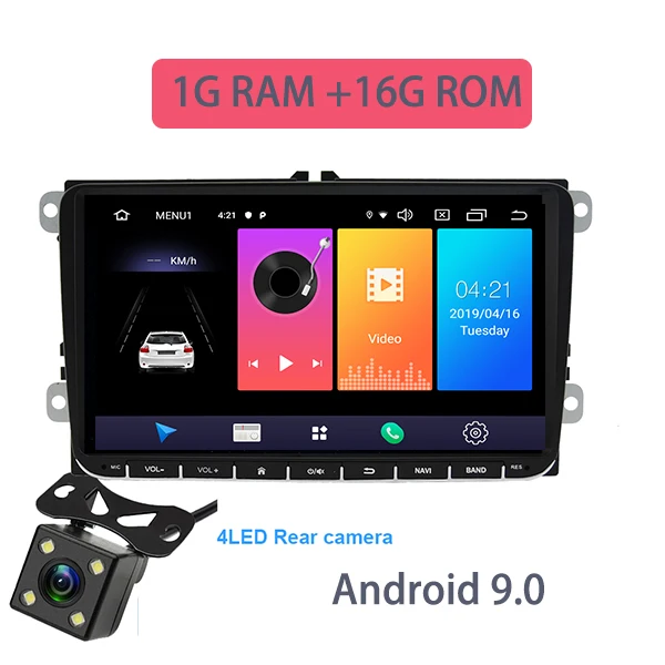 9.0 with camera Navivox Android 8,1 Автомобильная dvd-навигационная система для Skoda OCTAVIA III POLO GOLF 5 6 Jetta PASSAT B5 B6 Tiguan Touran Caddy сиденья Rapid - Цвет: 9.0 with camera