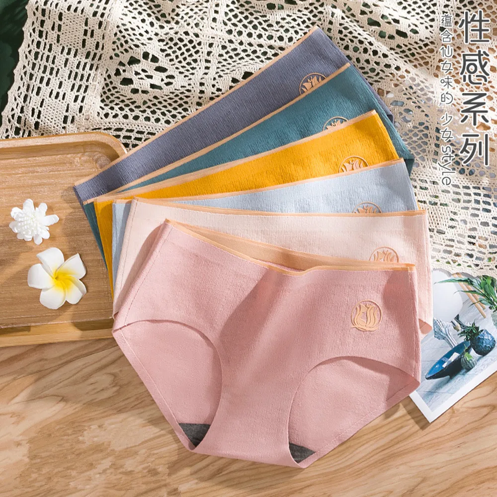 

Women Panties Seamless Lingerie Cotton Briefs Sexy Pants Underwear Female Underpants for Girls Thong Intimates Free Shipping New