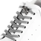 Эластичные шнурки для кроссовок, без завязывания, с металлическим крестом, подходят для пеших прогулок и занятий спортом, универсальные для детей и взрослых, для ленивых