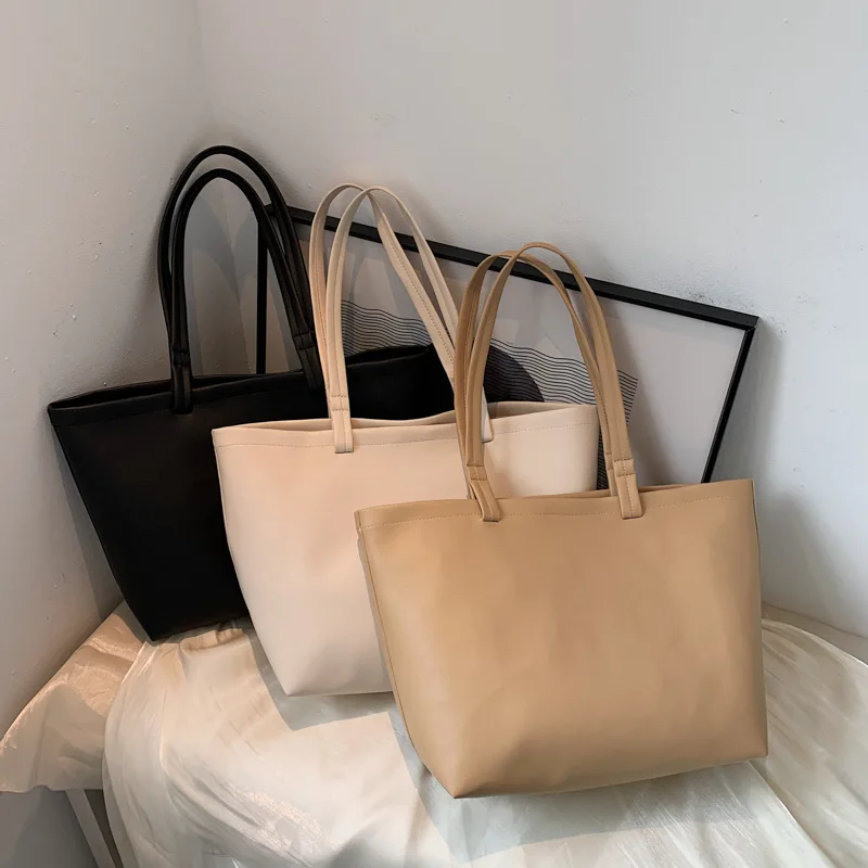 

Женская сумка в стиле ретро, новинка 2021, Женская осенне-зимняя повседневная простая сумка на одно плечо, Портативная Сумка-тоут