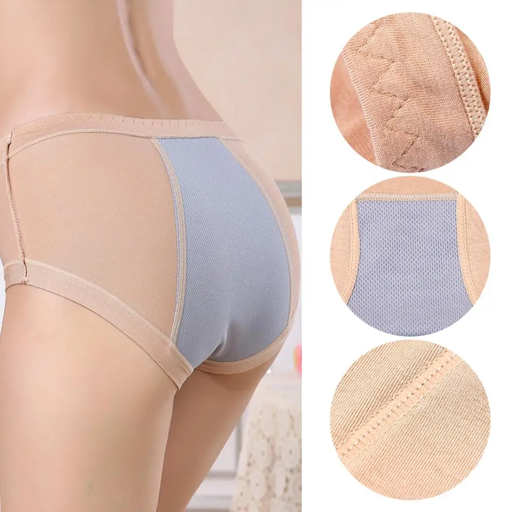 BuyinCoins 1 шт. женские менструальные штаны хлопковое бесшовное нижнее белье