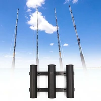 50hot mount rod holder simple three pole abs thicken plastic rod stand for fishing