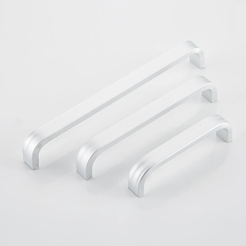 Алюминиевая длинная ручка мебельный Шкаф дверца ручки спальня шкаф комод