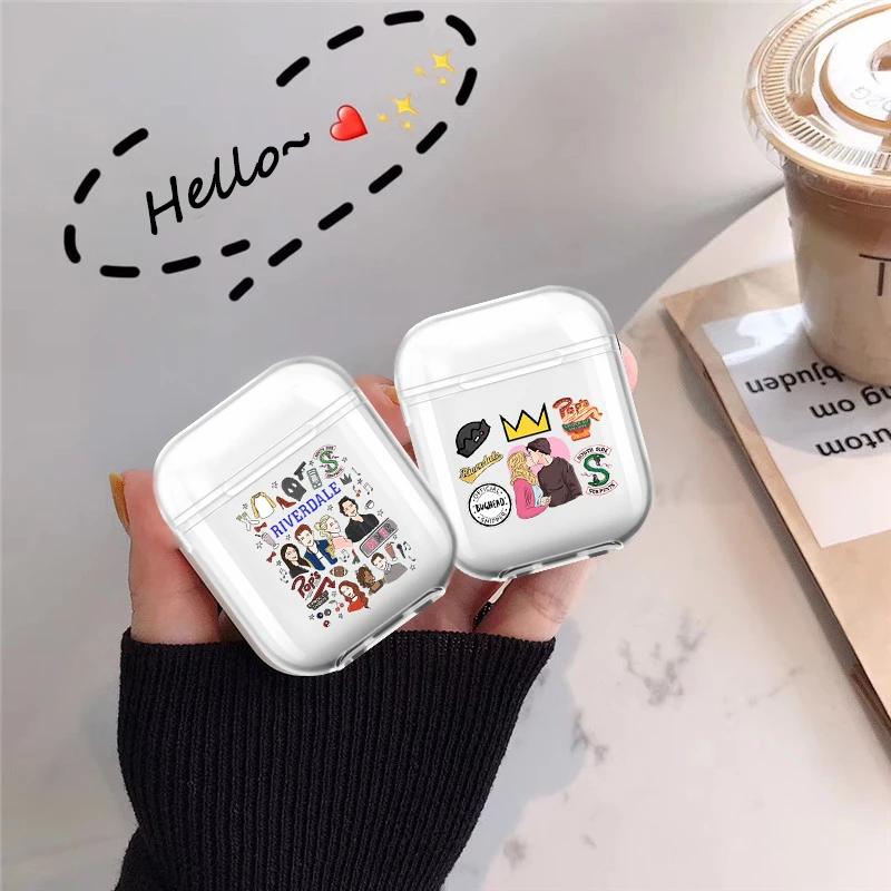 

TV Show Riverdale Jughead Clear Soft Silicone Case For Apple Airpods 1/2 Bluetooth Wireless Earphone Airpods Pro Cute Cover Bags