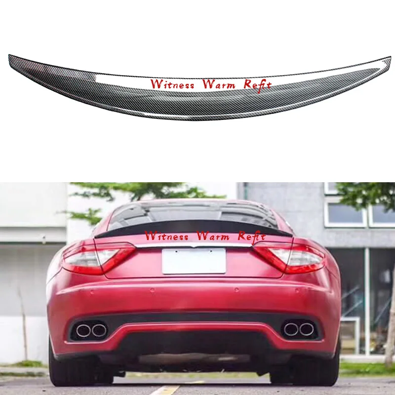 Для Maserati GT FRP из углеродного волокна неокрашенные задние крылья багажника губа