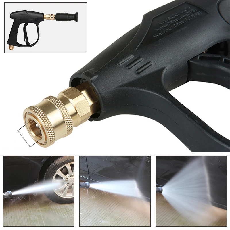 

High Pressure Auto Washing Machine Nozzle Stainless Steel 3000 PSI Adjustable