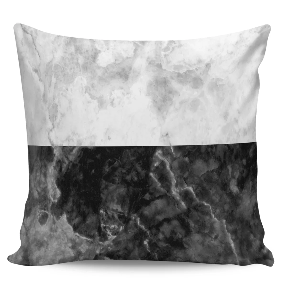 Наволочки для подушек декоративные белые черные мраморные натуральные спальни