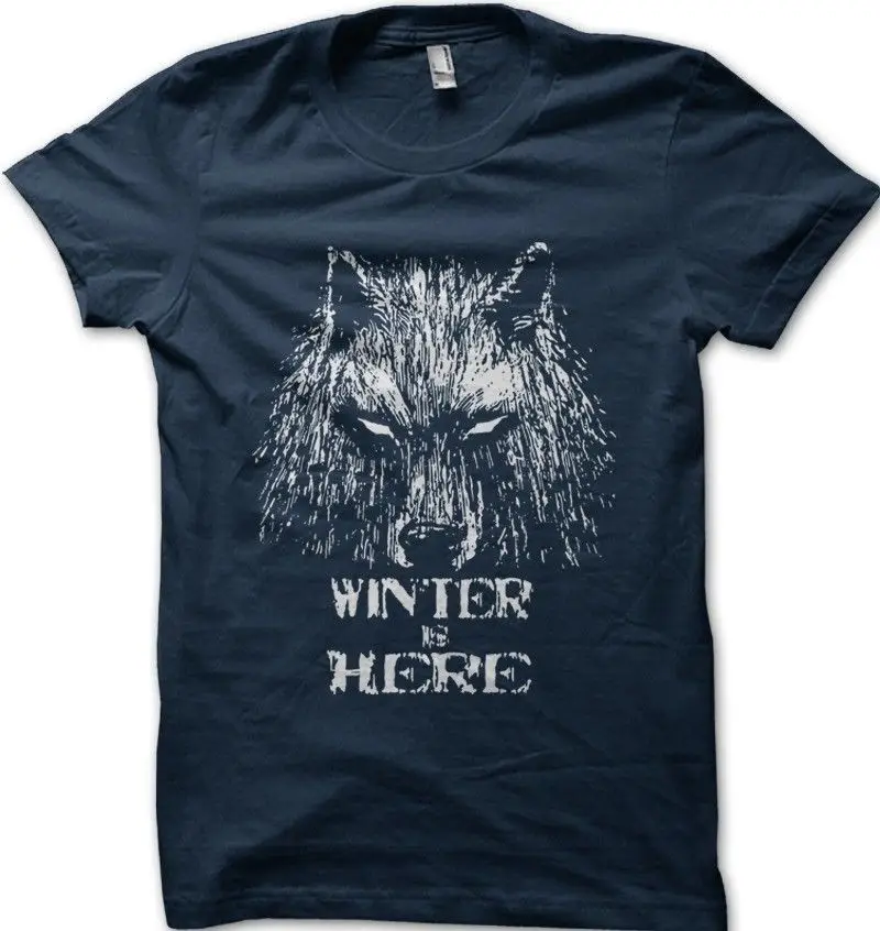 Летняя крутая забавная футболка с надписью GOT inspired WINTER is Here Мужская принтом FN9625 |
