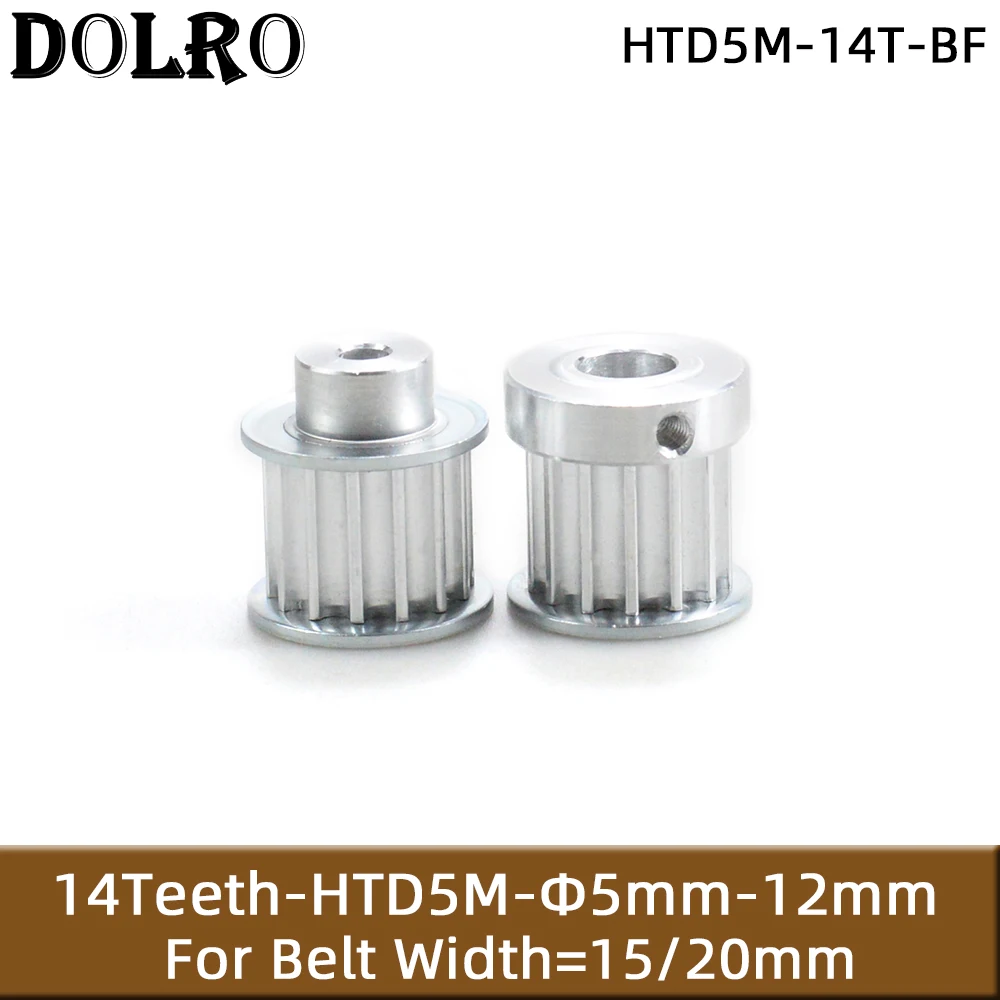 

Дуги 14 зубов HTD 5 м зубчатый шкив Диаметр 5/6/6.35/7/8/10/12 мм для Ширина 15/20 мм HTD5M зубчатый ремень колесо шкив до 14 ти лет BF/K Тип