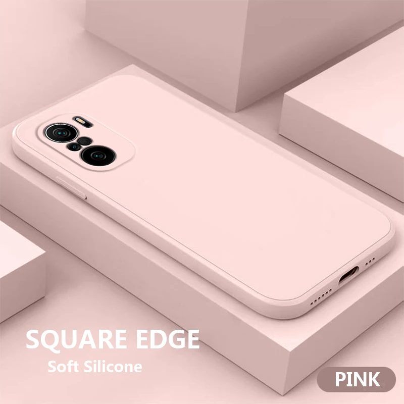 

Luxury Square Silicone Case For Xiaomi Mi 11 Lite 5G 10T 9 SE Poco X3 F3 Redmi 9T 9A Note 10 Pro Max 9S 8 Shockproof Soft Cover