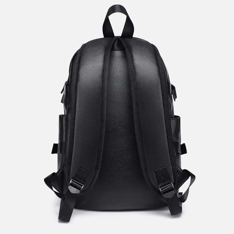 Мужской рюкзак Jonlily винтажный школьный с USB-портом для зарядки из искусственной