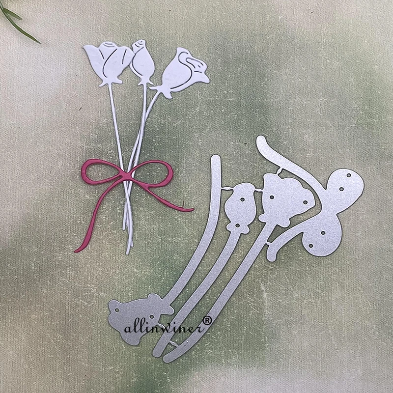 

Декоративные металлические штампы с цветочным узором, трафареты для высечки для «сделай сам», для скрапбукинга, альбома, бумаги, тиснения