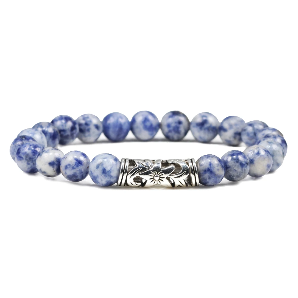 Черный Браслет из лавы с натуральным камнем модный браслет тигром и ониксом