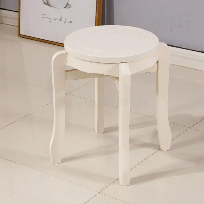 Стул из массива дерева модный круглый стул деревянный креативный обеденный стол