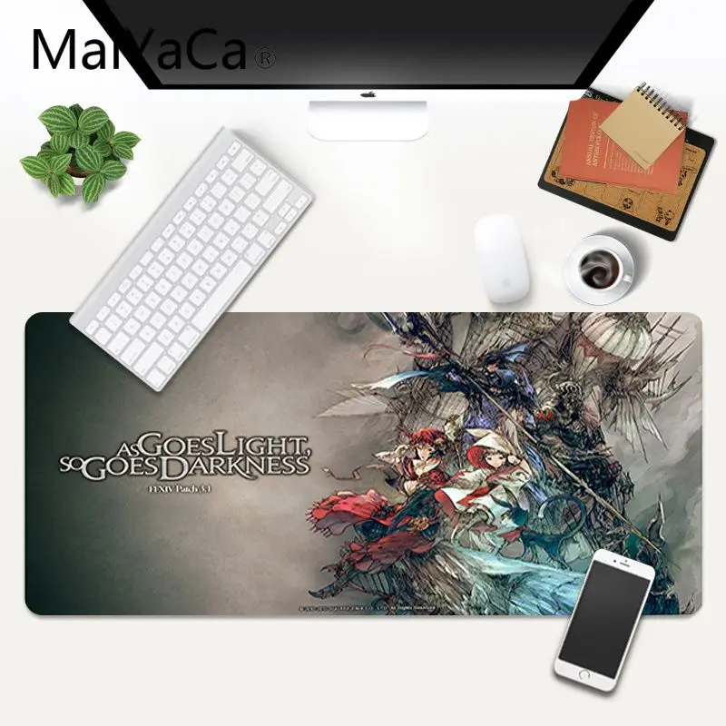 

MaiYaCa Final Fantasy VII Pattern Game mousepad Anti-slip Rubber Gaming Mouse Mat xl xxl 800x300mm for Lol world of warcraft