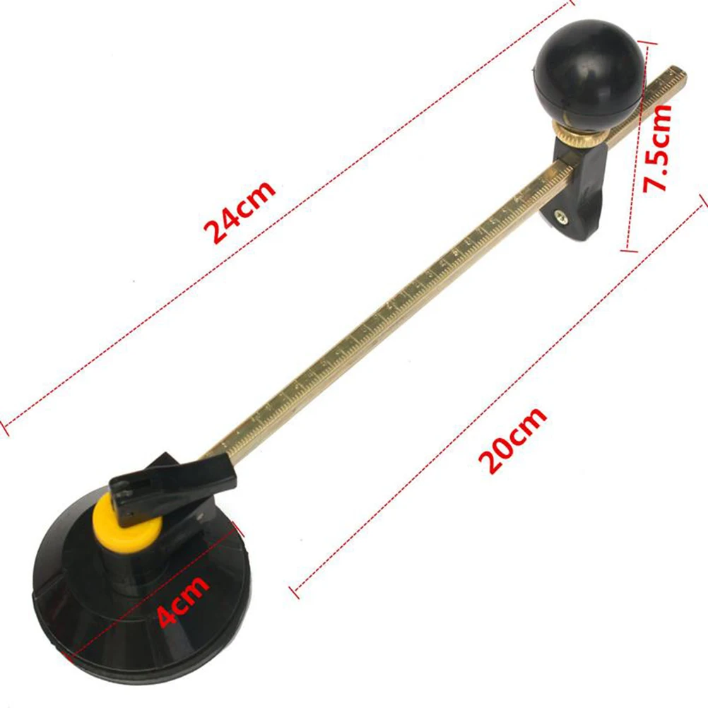 

1PCS Circle Circular Glass Cutter Cutting Suction Cup Tools 40cm Length Adjustable Compasses Type good quality